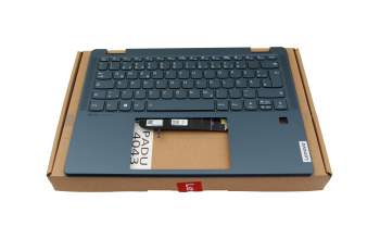 Lenovo Yoga 6 13ABR8 (83B2) Original Tastatur inkl. Topcase DE (deutsch) blau/blau mit Backlight