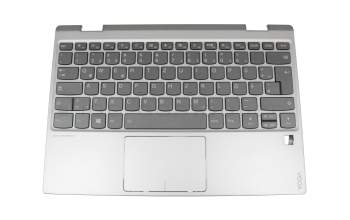 Lenovo Yoga 720-12IKB (81B5) Original Tastatur inkl. Topcase DE (deutsch) dunkelgrau/silber mit Backlight