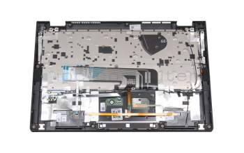 Lenovo Yoga C640-13IML (81UE) Original Tastatur inkl. Topcase DE (deutsch) grau/grau mit Backlight