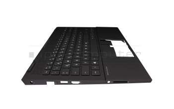 M00666-041 Original HP Tastatur inkl. Topcase DE (deutsch) schwarz/schwarz mit Backlight (Mica Silver Aluminium)