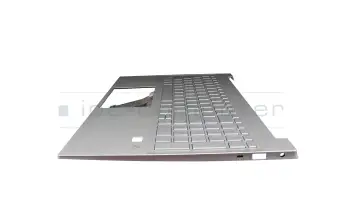 M08910-041 Original HP Tastatur inkl. Topcase DE (deutsch) silber/silber mit Backlight