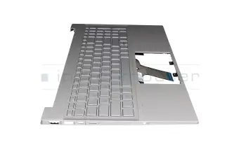 M08912-041 Original HP Tastatur inkl. Topcase DE (deutsch) silber/silber mit Backlight