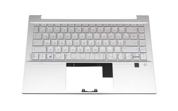 M24558-041 Original HP Tastatur inkl. Topcase DE (deutsch) silber/silber mit Backlight