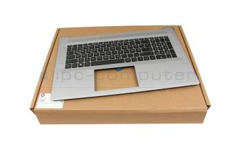 M45445-041 Original HP Tastatur inkl. Topcase DE (deutsch) schwarz/silber