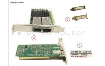 Fujitsu MCX4 EN 2X 40GBE für Fujitsu Primergy RX2540 M4