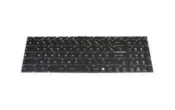 MSI GE75 Raider 10SGS/10SFS/10SF (MS-17E9) Original Tastatur FR (französisch) schwarz