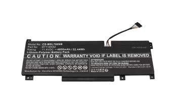MSI GF76 Katana 12UC/12UCO/12UCK (MS-17L4) Replacement Akku 52,4Wh