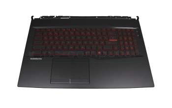 MSI GL75 Leopard 10SCSK/10SCXK (MS-17E8) Original Tastatur inkl. Topcase DE (deutsch) schwarz/schwarz mit Backlight