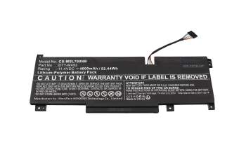 MSI GL76 Pulse 11UCK/11UDK/11SCK (MS-17L2) Replacement Akku 52,4Wh