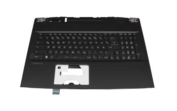 MSI GP76 Leopard 10UE/10UG/10UH (MS-17K2) Original Tastatur inkl. Topcase DE (deutsch) schwarz/schwarz