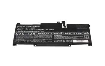 MSI Modern 14 B11M/B11MW (MS-14D2) Replacement Akku 37,6Wh