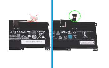 MSI Modern 15 A10RAS/A10M (MS-1551) Original Akku 53,8Wh