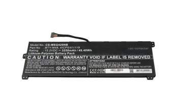 MSI PE42 8RB (MS-14B1) Replacement Akku 49,40Wh