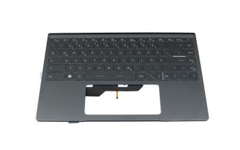 MSI Prestige 14 A11SCXT (MS-14C4) Original Tastatur inkl. Topcase DE (deutsch) grau/grau mit Backlight