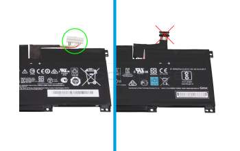 MSI Stealth 15M A11UE/A11UEK (MS-1563) Original Akku 53,8Wh