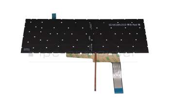 MSI Sword 17 A11UD/A11UE/A11SC (MS-17L2) Original Tastatur DE (deutsch) schwarz mit Backlight (Backlight rot)