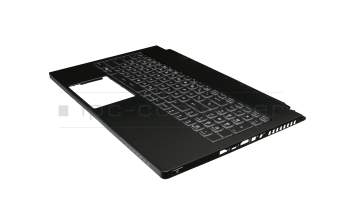 MSI WS63 8SJ (MS-16K6) Original Tastatur inkl. Topcase DE (deutsch) schwarz/schwarz mit Backlight