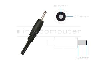 Medion Akoya E2215T (NT16H) Original Netzteil 15,0 Watt EU Wallplug abgerundete Bauform