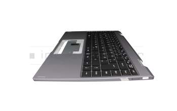 Medion Akoya S14405/S14406 (YM14CM) Original Tastatur inkl. Topcase DE (deutsch) schwarz/grau mit Backlight