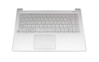 Medion Akoya S6445 (M15WUN) Original Tastatur inkl. Topcase DE (deutsch) silber/silber