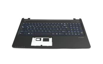 Medion Erazer P6679 (D15KHN) Original Tastatur inkl. Topcase DE (deutsch) schwarz/schwarz inkl. blauen WASD-Pfeilen
