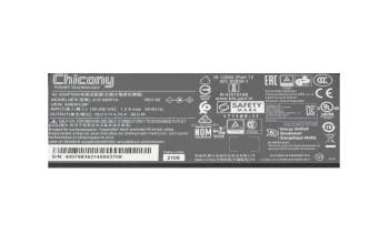 Medion Erazer X7843 (P670RG) Original Netzteil 90,0 Watt abgerundete Bauform