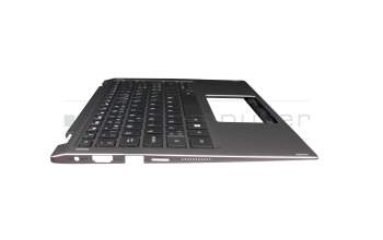 NK.I111M.04W Original Acer Tastatur inkl. Topcase CH (schweiz) schwarz/grau