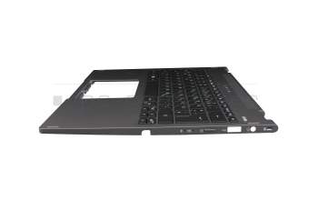 NK.I1313.04J Original Acer Tastatur inkl. Topcase DE (deutsch) schwarz/grau mit Backlight