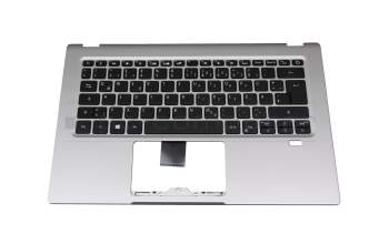 NK.I1313.0V3 Original Acer Tastatur inkl. Topcase DE (deutsch) schwarz/silber