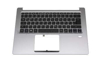 NK.I1313.0W1 Original Acer Tastatur inkl. Topcase DE (deutsch) schwarz/silber mit Backlight