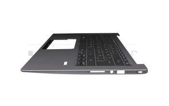 NK.I1313.0W1 Original Acer Tastatur inkl. Topcase DE (deutsch) schwarz/silber mit Backlight