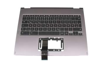 NK11130NN Original Acer Tastatur inkl. Topcase DE (deutsch) schwarz/silber