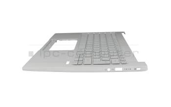 NKI11130ST Original Acer Tastatur inkl. Topcase CH (schweiz) silber/silber mit Backlight