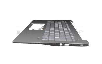 NKI13130WZ Original Acer Tastatur inkl. Topcase DE (deutsch) silber/silber mit Backlight