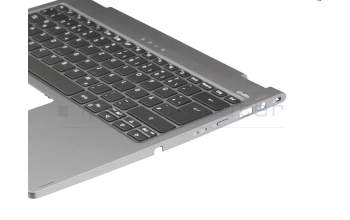 NKI13132G4 Original Acer Tastatur inkl. Topcase DE (deutsch) schwarz/grau mit Backlight