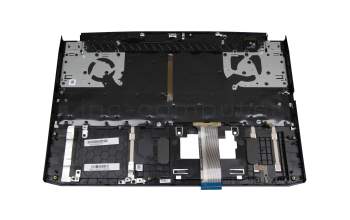 NKI151316K Original Acer Tastatur inkl. Topcase DE (deutsch) schwarz/weiß/schwarz mit Backlight (Anschlusskabel 29mm)