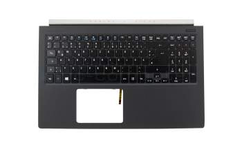 NKI17170F3 Original Acer Tastatur inkl. Topcase DE (deutsch) schwarz/schwarz mit Backlight