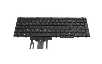 NMTGD Original Dell Tastatur DE (deutsch) schwarz mit Backlight und Mouse-Stick