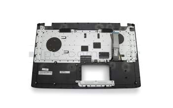 NSK-UPS00 Original Darfon Tastatur inkl. Topcase CH (schweiz) schwarz/schwarz mit Backlight