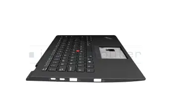NSK-ZC0BW Original Lenovo Tastatur inkl. Topcase UK (englisch) schwarz/schwarz mit Backlight und Mouse-Stick