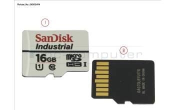 Fujitsu NSO:SDSDQAF-016G-I 16GB MICRO SDHC CARD