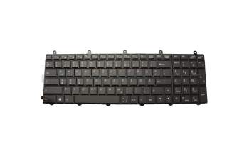 One G90 (P170EM) Original Tastatur DE (deutsch) schwarz mit Backlight