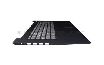 PC5C-GE Original Lenovo Tastatur inkl. Topcase DE (deutsch) grau/blau (Fingerprint)
