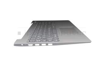 PC5C-GE Original Lenovo Tastatur inkl. Topcase DE (deutsch) grau/silber