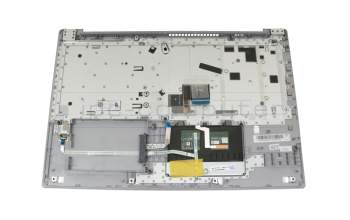 PC5CPB-GE Original Lenovo Tastatur inkl. Topcase DE (deutsch) grau/silber mit Backlight