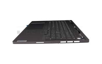 PH5CLXB-GE Original Lenovo Tastatur inkl. Topcase DE (deutsch) grau/grau mit Backlight