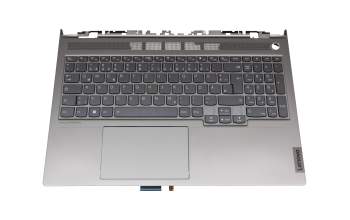 PK0900 Original Lenovo Tastatur inkl. Topcase DE (deutsch) grau/grau mit Backlight