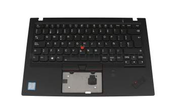 PK1316R1B23 Original Lenovo Tastatur inkl. Topcase ES (spanisch) schwarz/schwarz mit Backlight und Mouse-Stick