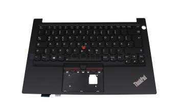 PK131HJ3B11 Original Lenovo Tastatur inkl. Topcase DE (deutsch) schwarz/schwarz mit Backlight und Mouse-Stick