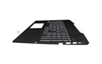 PK1328B3A10 Original HP Tastatur inkl. Topcase DE (deutsch) schwarz/weiß/schwarz mit Backlight